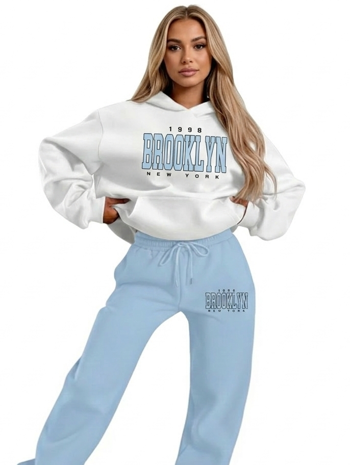 סט קפוצ'ון ומכנסיים אופנתיים